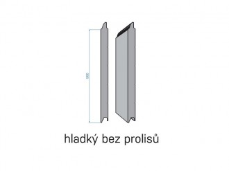 Panel pro sekční vrata