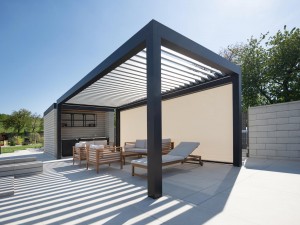 Bioklimatická pergola samostatně stojící