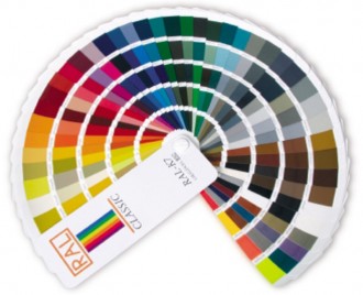 Vzorník RAL - odstíny pro lakování rolovacích vrat