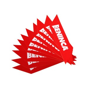 Sada reflexních nálepek pro rameno závory v balení 20 ks - součástí ceny