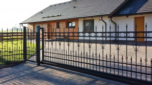 Kovaná brána Ostrava - motiv 10.31