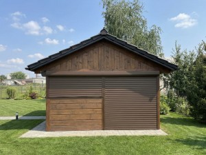 Uzavřené venkovní rolety do pergoly, realizace Valašské Meziříčí