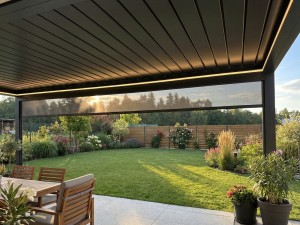 Montáž screenové rolety ZIP do pergoly Ostrava