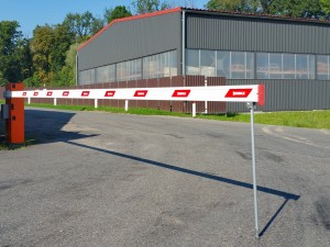 Montáž automatické závory pro skladovací areál ve Frýdku - Místku