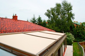 Zastínění zimní zahrady systém VERANDA.
