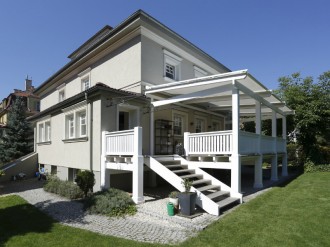 Zastínění venkovní pergoly systém VERANDA.